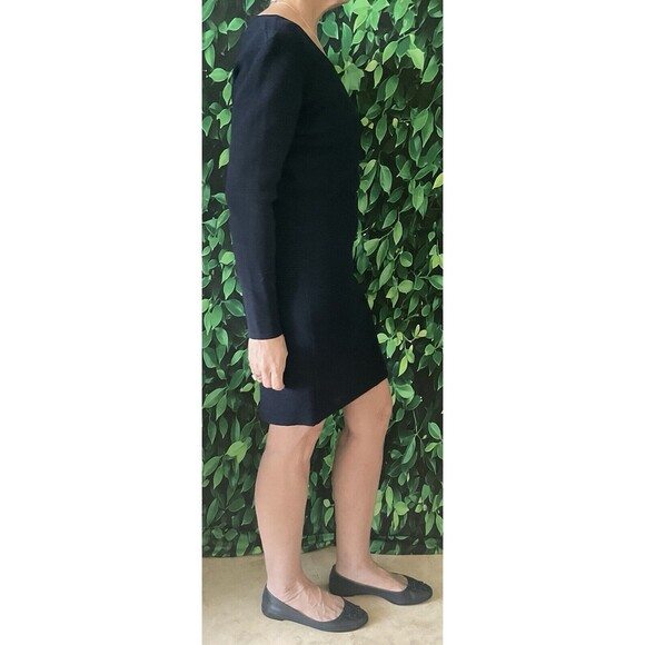 🌙 Apart Impressions Merino Wool Sweater Dress – Navy Blue – Size M (Fits Small) - Picture 3 of 11